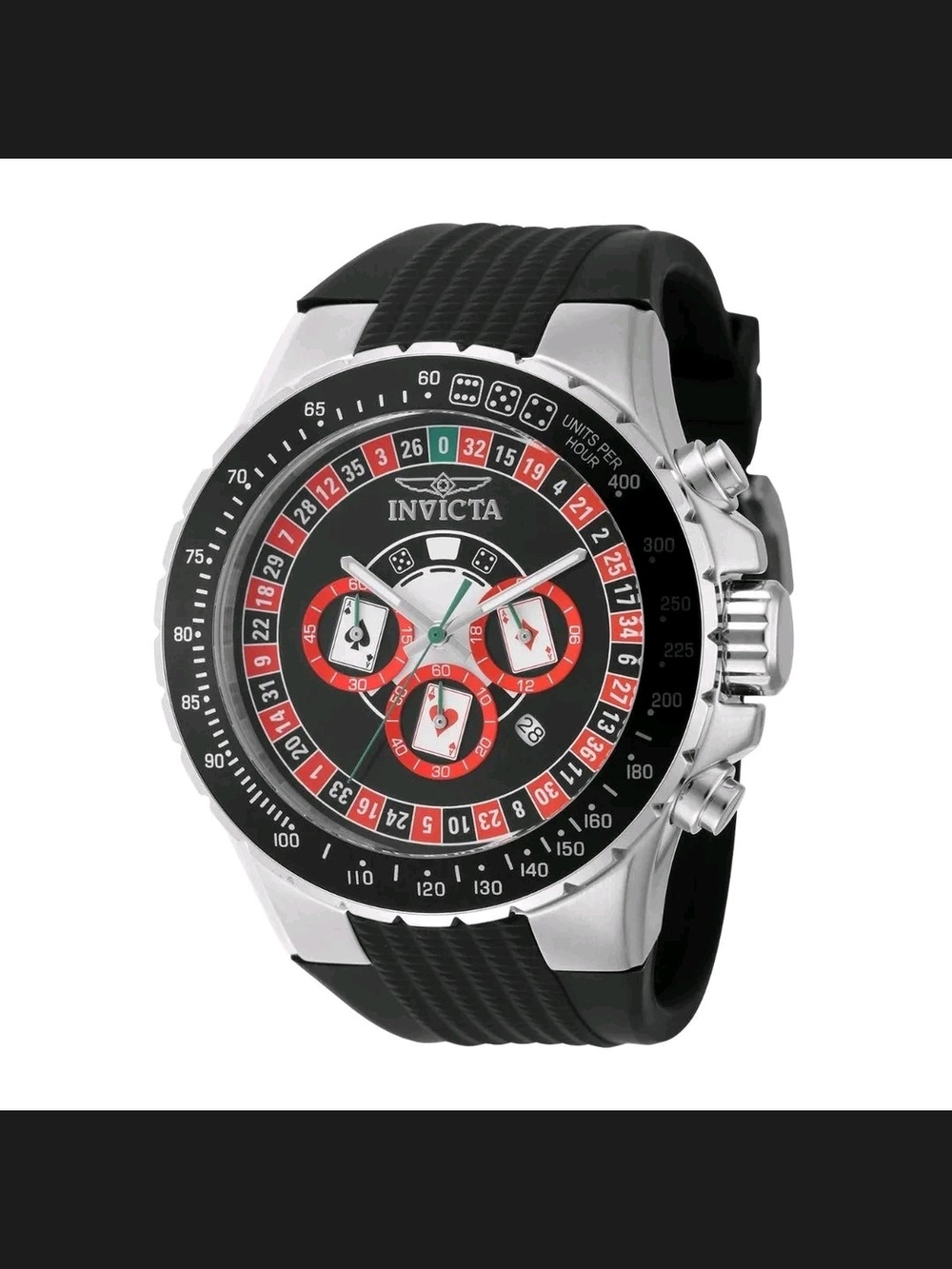 Invicta Specialty Casino Automatic Roulette Black Dial Men's Watch 28712